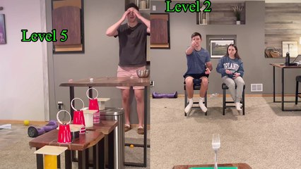 'Trickshot artist rolls poker chip into fork using five dazzling setups'