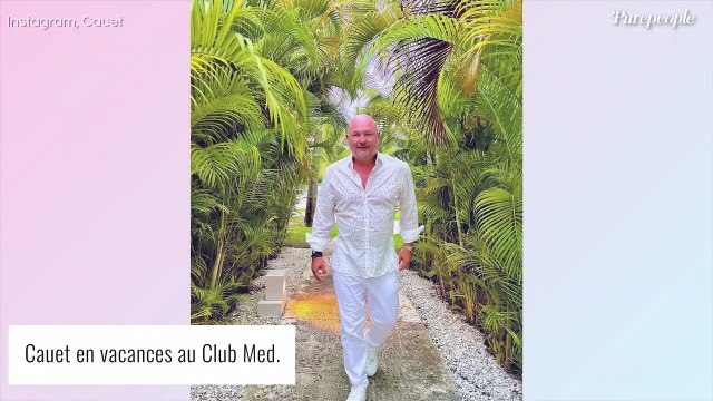 Cauet torse nu avec sa compagne Nathalie, vacances sportives au Club Med
