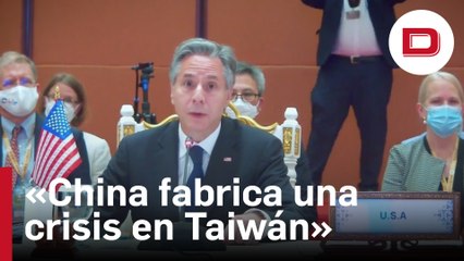 Blinken espera que China «no fabrique» una crisis en Taiwán