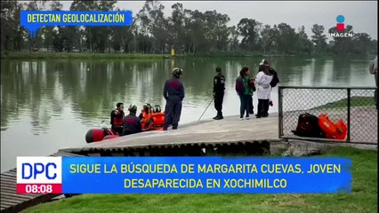 Continúa la búsqueda de Margarita Cuevas, desapareció en Xochimilco