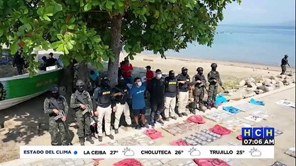 Condenan a dos tripulantes de lancha Borussia Dortmun por tráfico 739 kilos de cocaína