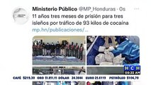 11 años tres meses de prisión para tres isleños por tráfico de 93 kilos de cocaína