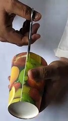 How to make a fruit basket .