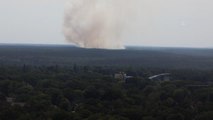 Son dakika haber... Bomba imha deposundaki patlama, Grunewald ormanında yangına neden oldu