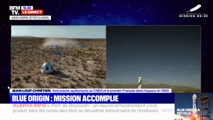 Blue Origin: la capsule de l'équipage est revenue sur Terre