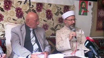 Diyanet İşleri Başkanı Erbaş'tan cemevine 'geçmiş olsun' ziyareti