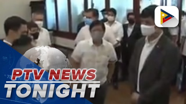 Pres. Marcos Jr. visits wake of ex-Pres. FVR at Heritage Park