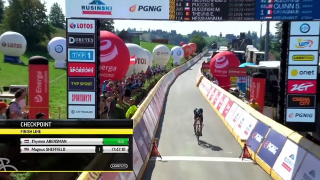 Tour de Pologne 2022 - Thymen Arensman du Team DSM s'offre le chrono et la 6e étape... la grosse chute de Jordi Meeus de Bora-Hansgrohe !