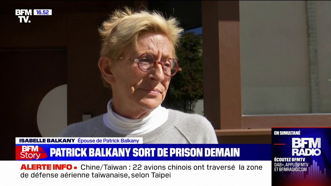 Patrick Balkany va sortir de prison, son épouse, exprime "son grand bonheur"