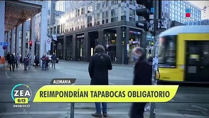 Alemania reimpondrá el uso de cubrebocas obligatorio
