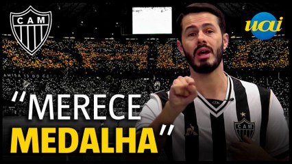 Atlético: mosaico da torcida merece prêmio, diz Fael