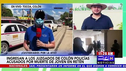 En Audiencia de Imputados, policías detenidos por muerte de ciudadano en un retén en Colón