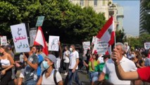 Le manifestazioni a Beirut a due anni dall'esplosione al porto