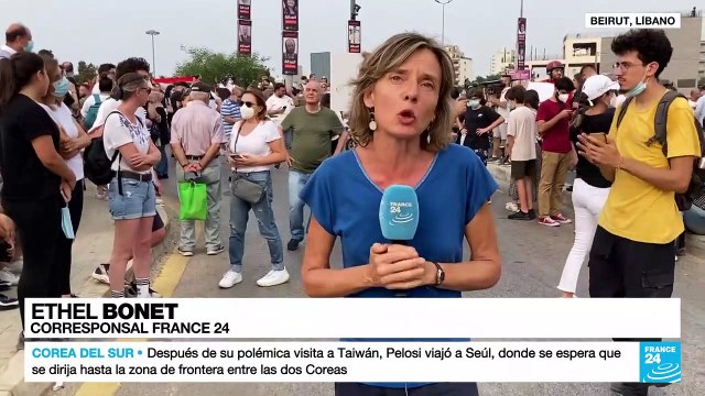 Informe desde Beirut: libaneses marchan para conmemorar los dos años de la explosión del puerto