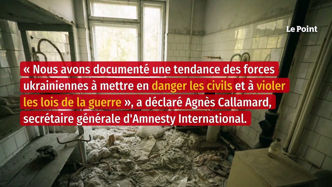 Amnesty estime que l’armée ukrainienne a mis en danger les civils, Kiev « indigné »