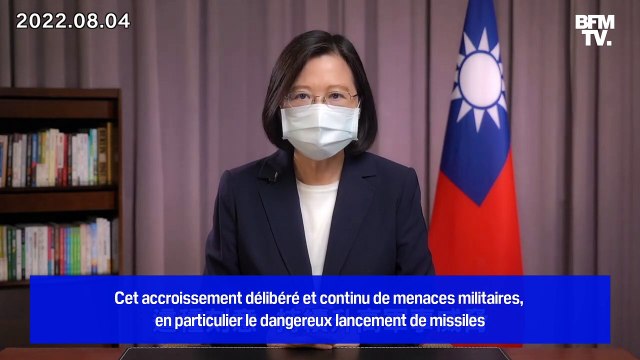 Nous allons résolument défendre la souveraineté de notre nation , affirme la présidente de Taïwan