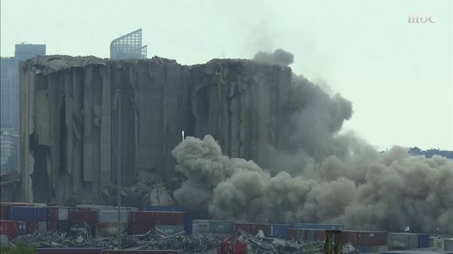 انهيار صومعتين جديدتين في مرفأ بيروت ودعوات أممية وحقوقية لفتح تحقيق دولي