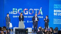 Iván Duque y Claudia López firmaron los recursos para la segunda línea del Metro de Bogotá