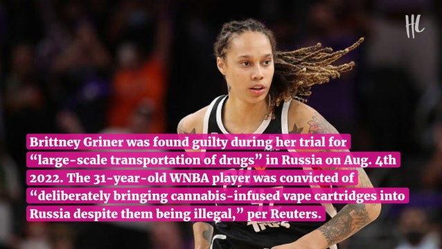 Brittney Griner Found Guilty Sentenced To 9 Years In Prison By Russian Court