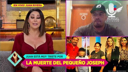 Juan Rivera EN VIVO sobre muerte de Joseph, niño con cáncer apadrinado por los Rivera