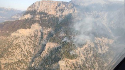 Son dakika haberi | Orman yangınına müdahale sürüyor