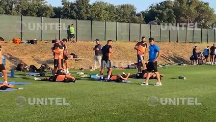 Prácticas de Bolívar previo al duelo ante Girona