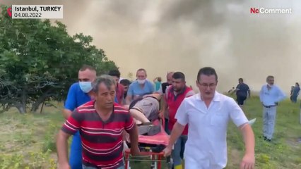 بدون تعليق: اندلاع حريق بمستشفى باليكلي اليوناني في اسطنبول