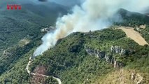Incendio forestal en L'Alforja