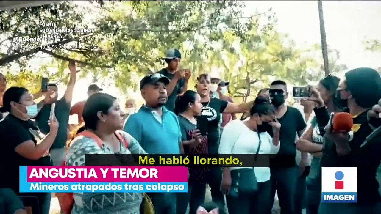 Así ocurrió el derrumbe de una mina en Sabinas, Coahuila