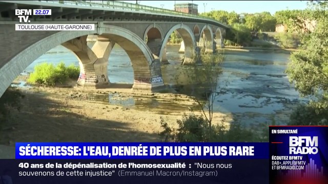 Dans plusieurs départements, les niveaux des cours d'eau sont anormalement bas