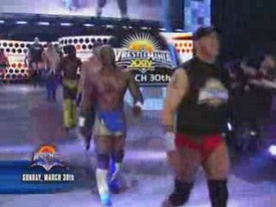 WWE -  RAW  3 mars 2008 incident Big Show
