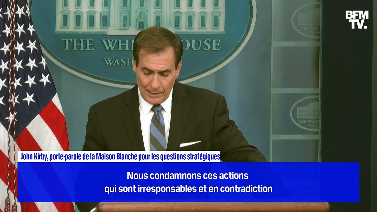 La Chine "a choisi de surréagir" à la visite de Nancy Pelosi à Taïwan, selon la Maison Blanche
