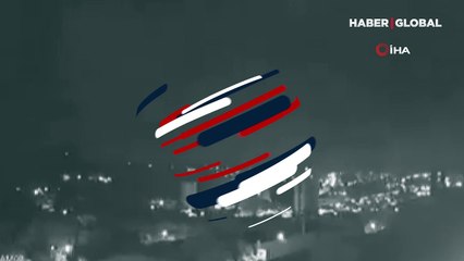 Atmosfere giren göktaşı, film sahnelerini aratmayan manzaraya sahne oldu