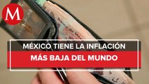 Inflación en México es de las más bajas del mundo, informa la Secretaría de Hacienda