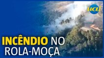 Incêndio atinge Serra do Rola-Moça, na Grande BH