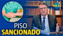 Bolsonaro sanciona piso nacional para enfermagem