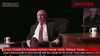 Ümit Özdağ'ın gözü yükseklerde! 6'lı masaya mesaj verdi