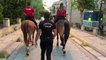 Bakırköy'de atlı polislerle denetim yapıldı