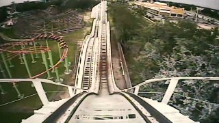 Starliner Roller Coaster (Cypress Gardens Adventure Park - Winter Haven, Florida) - Roller Coaster POV Video - Front Row