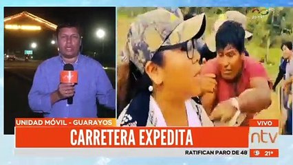 Carretera a Guarayos expedita