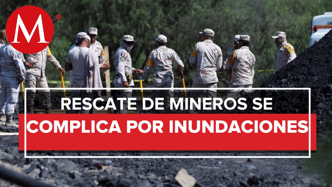 Autoridades esperan condiciones para rescatar a los 10 mineros en Coahuila