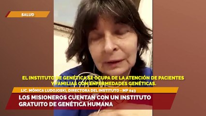 Los misioneros cuentan con un Instituto gratuito de Genética Humana