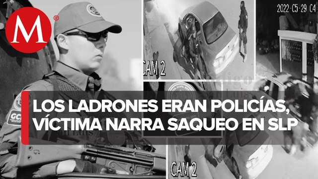 Presuntos Guardias Civiles roban casa en San Luis Potosí