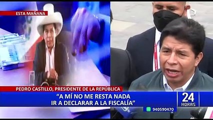 Pedro Castillo negó ser parte de una organización criminal y aseguró que demostrará su inocencia