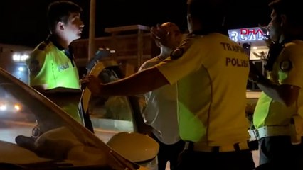 Alkollü sürücü: "Alkollüyüm, üflemek istemiyorum."