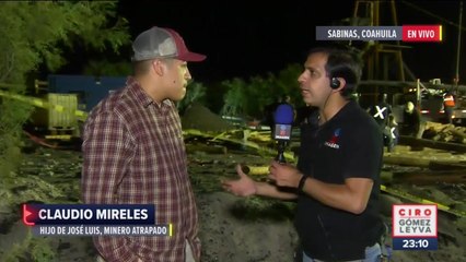 Hijo de minero atrapado no pierde la esperanza de encontrar a su padre con vida