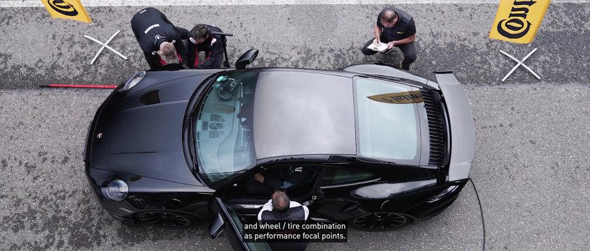 BRABUS 820 based on Porsche 911 Turbo S Coupé Track driving