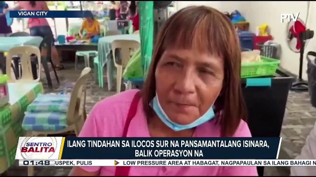 Ilang tindahan sa Ilocos Sur na pansamantalang isinara dahil sa lindol, balik operasyon na; Bentahan sa souvenir shops, masigla na ulit
