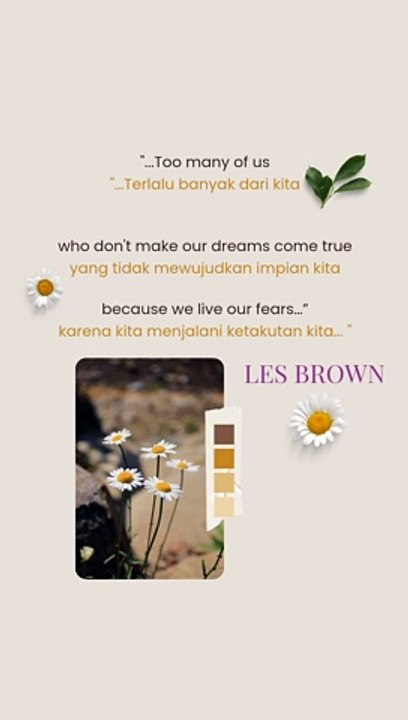 QUOTES - LES BROWN