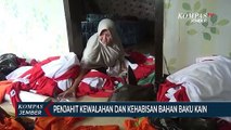 Jelang HUT RI ke 77, Penjahit Bendera Merah Putih Banjir Pesanan
